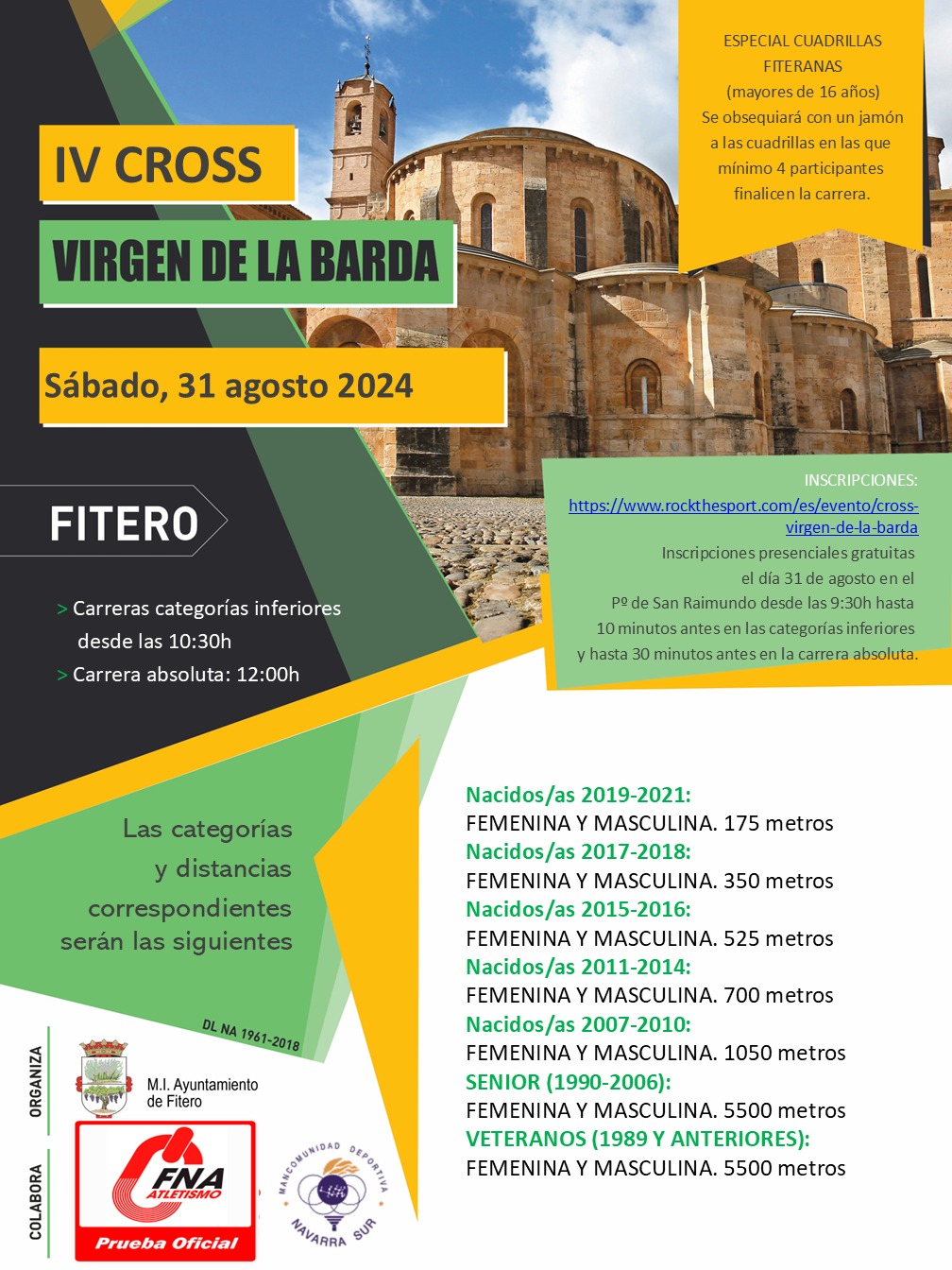 Pr&oacute;ximas competiciones Ruta y Trail